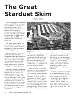 The Great Stardust Skim - Casino Collectibles News