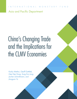 China`s Changing Trade and the Implications for the CLMV