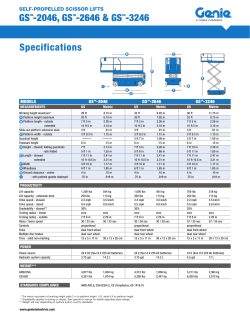Genie S-2046 - 101 Industries Ltd.