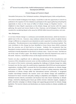 15 General Assembly of Asia- Pacific Parliamentarians` conference