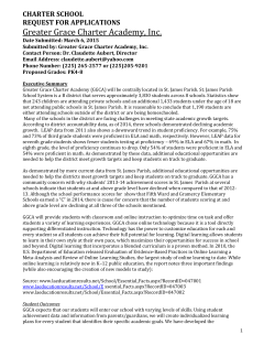 Greater Grace Charter Academy, Inc.