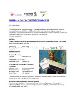 australia sales competition winners