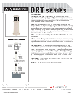 DRT Sereis p1 - WLS Lighting Systems