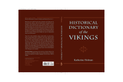 Historical Dictionary of the Vikings