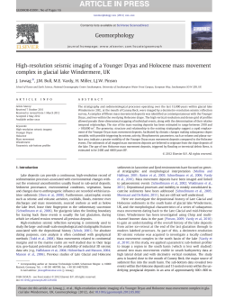 High-resolution seismic imaging of a Younger Dryas and