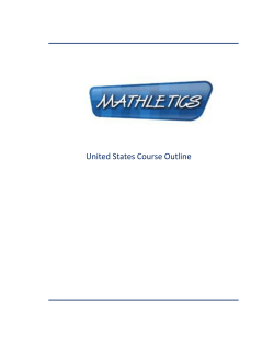 United States Course Outline