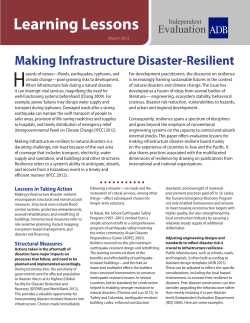 Learning Lessons Evaluation