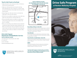 Drive Safe Program Drive Safe Program