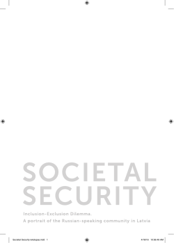 Societal Security iekslapas.indd 1 4/18/16 10:56:49 AM