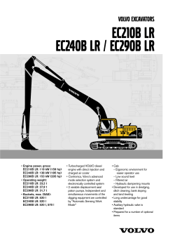 EC210B LR EC240B LR / EC290B LR