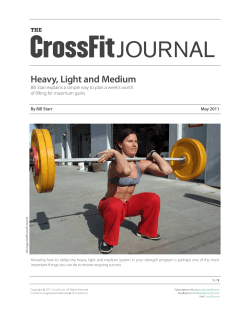 Heavy, Light and Medium