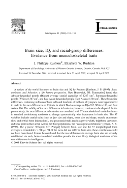 Brain size, IQ, and racial-group differences