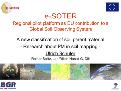 A new classification of soil parent material