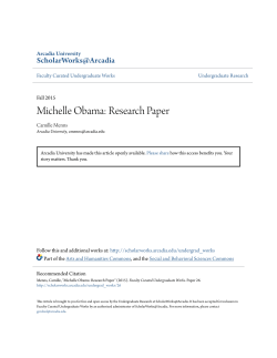 Michelle Obama: Research Paper