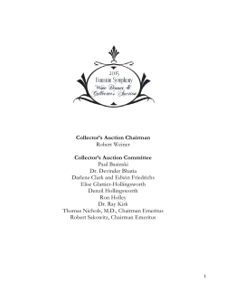 Starting Bid - Houston Symphony