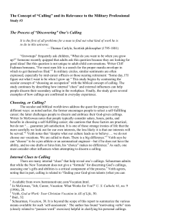 Study 3 - Officers` Christian Fellowship