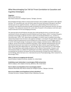 From Correlation to Causation and Cognitive Ontologies