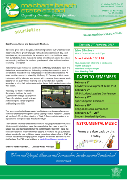 Newsletter, 2017, Term 1, Week 2