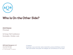 Investing With Style: The Case for Style Investing