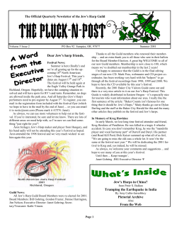 Pluck-n-Post Summer 2001