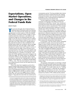 Expectations, Open Market Operations, and