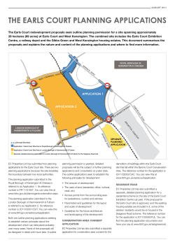 the earls court planning applications