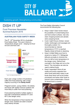 DISH IT UP - City of Ballarat