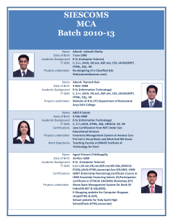 SIESCOMS MCA Batch 2010-13 - SIES - SIES