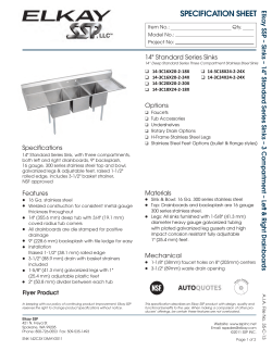 specification sheet