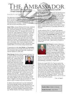 Fall 2007 - The University of Scranton