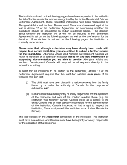 The institutions listed on the following pages have been requested