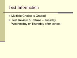 Test Information - Everett Public Schools
