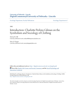 Introduction: Charlotte Perkins Gilman on the Symbolism and