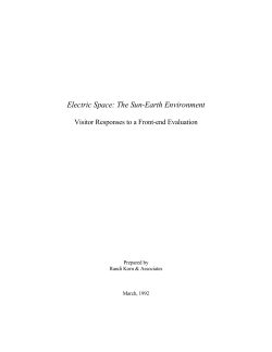 Electric Space: The Sun