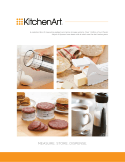 measure. store. dispense.