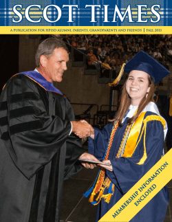 Fall 2013 Newsletter - Highland Park Education Foundation