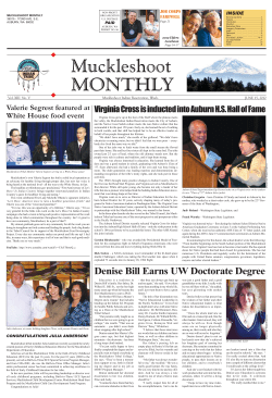 August 2011 A - Muckleshoot Indian Tribe