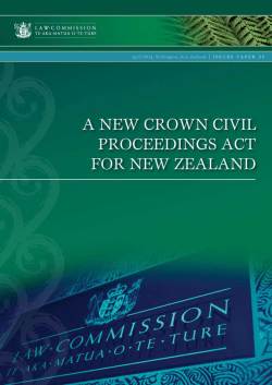 IP35 A New Crown Civil Proceedings Act For