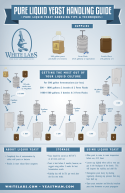 pure liquid yeast handling guide