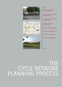 Cycle network and route planning guide assessing cycle demand
