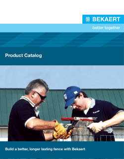 20 Page Book - Bekaert.com