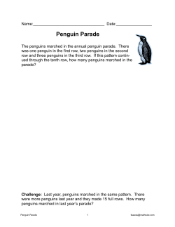 Penguin Parade
