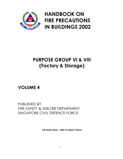 HANDBOOK ON FIRE PRECAUTIONS IN BUILDINGS 2002