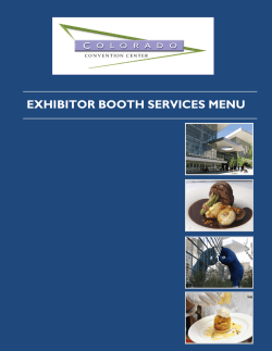 colorado convention center food and beverage guidelines