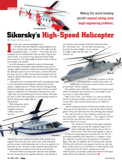 Sikorsky`s high-Speed helicopter