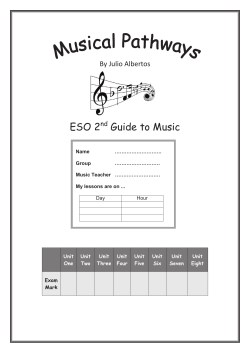 ESO 2 Guide to Music - Apuntes Marea Verde