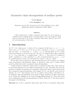 Symmetric chain decomposition of necklace posets