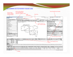 Property Record Card Help