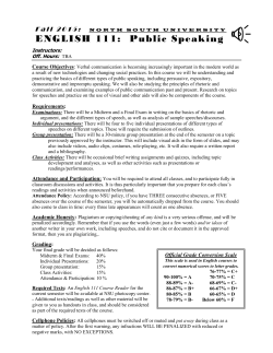 ENG 111 - North South University