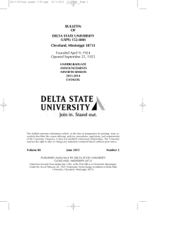 2013-2014 Undergraduate Catalog